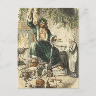 A Christmas Carol: Scrooge's Third Visitor Holiday Postcard