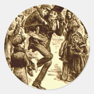 A Christmas Carol - Tiny Tim Classic Round Sticker