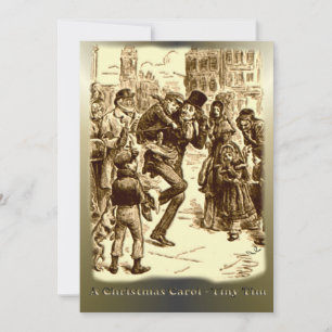 A Christmas Carol - Tiny Tim Holiday Card