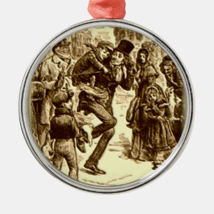 A Christmas Carol - Tiny Tim Metal Ornament