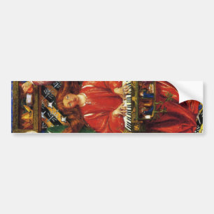 A Christmas Carol (Xmas) (Dante Gabriel Rossetti) Bumper Sticker