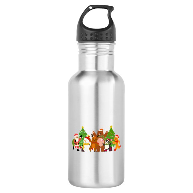 A Christmas Character Crew 710 Ml Water Bottle (Front)