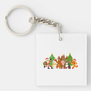 A Christmas Character Crew Key Ring