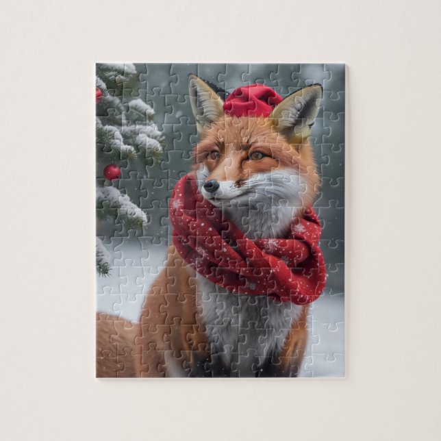 A Christmas Fox Jigsaw Puzzle (Vertical)