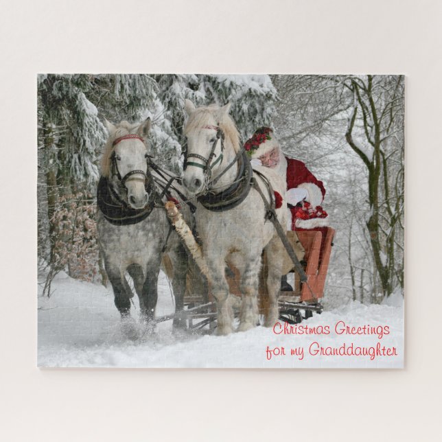 A Christmas Gift for My Granddaughter. Jigsaw Puzzle (Horizontal)
