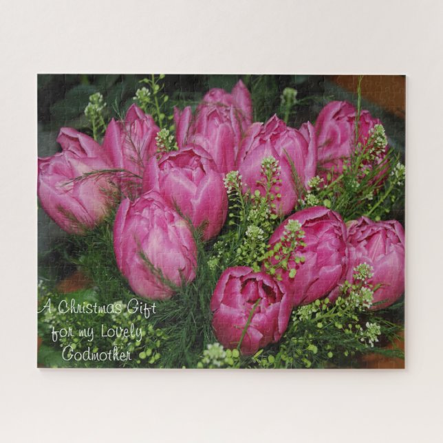 A Christmas Gift for my Lovely Godmother. Jigsaw Puzzle (Horizontal)