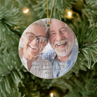 A Christmas Gift for Your Favourite Person Photo Ceramic Ornament