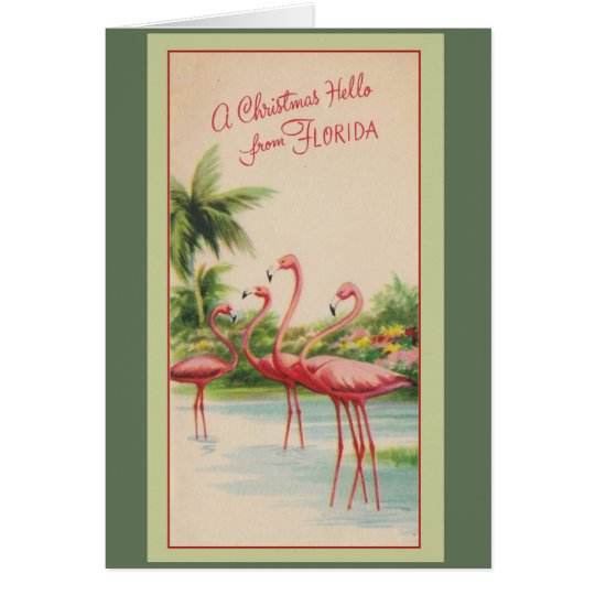 A Christmas Hello from Florida! Card