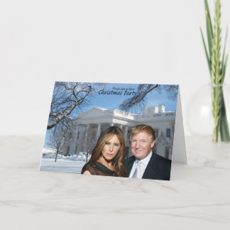 A Christmas invitation from Donald and Melania