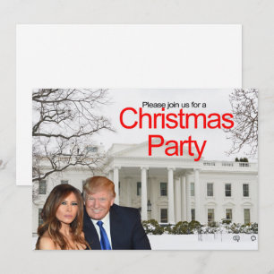 A Christmas invitation from Donald and Melania