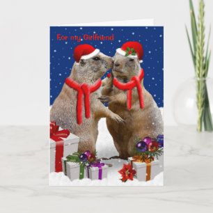 A Christmas Kiss Card GIRLFRIEND