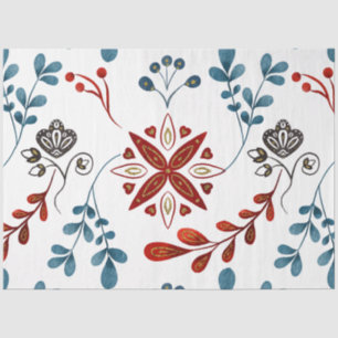 A Christmas Nordic Tile Series Design 5 Tissue Paper
