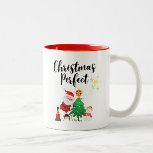 A Christmas Perfect Mince Pie Two-Tone Coffee Mug