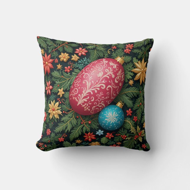 A Christmas pillow cushion (Front)