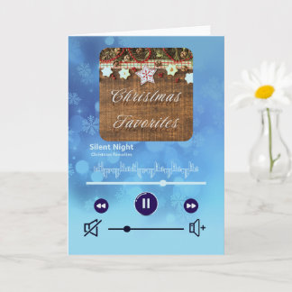 A Christmas Playlist Card