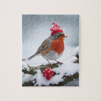 A Christmas Robin Jigsaw Puzzle