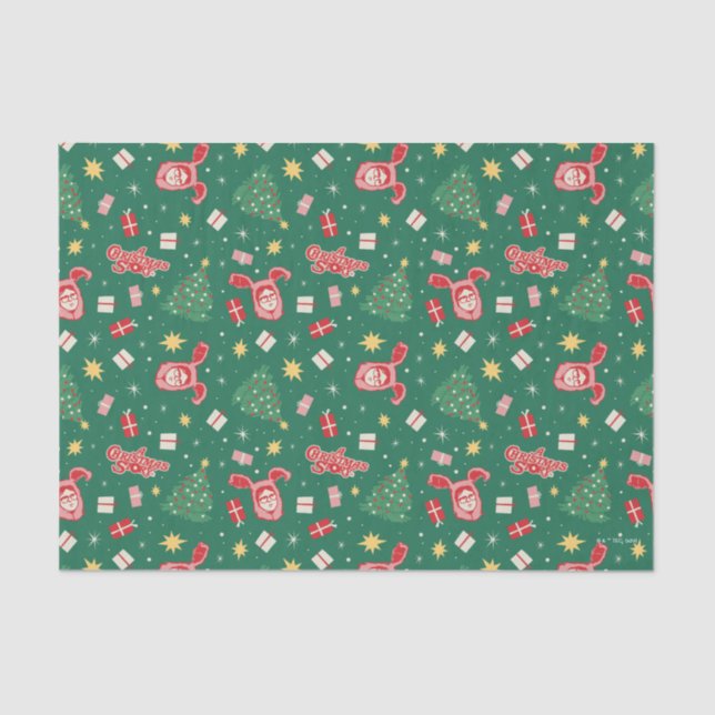 A Christmas Story | Christmas Icon Pattern Tissue Paper (Front)