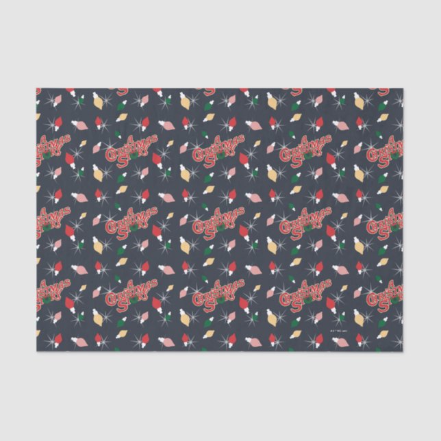 A Christmas Story | Christmas Lights Pattern Tissue Paper (Front)