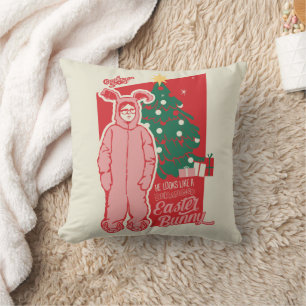 A Christmas Story Deranged Easter Bunny Cushion