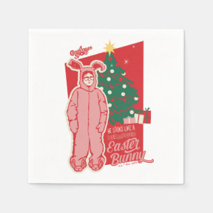 A Christmas Story Deranged Easter Bunny Napkin
