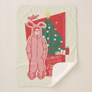 A Christmas Story   Deranged Easter Bunny Sherpa Blanket