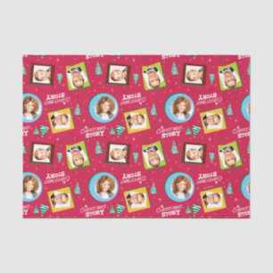 A Christmas Story   Family Photos Pattern Tissue Paper