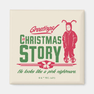 A Christmas Story   He Looks Like a Pink Nightmare Magnet