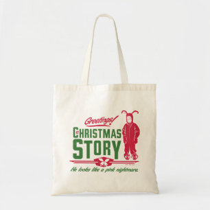 A Christmas Story He Looks Like a Pink Nightmare Tote Bag