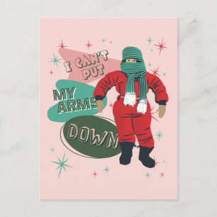 A Christmas Story - I Can't Put My Arms Down Postcard