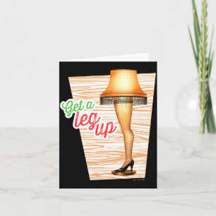 A Christmas Story Lamp Get A Leg Up Card