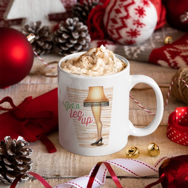 A Christmas Story Lamp | Get a Leg Up Large Coffee Mug (Creator Uploaded)