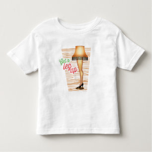 A Christmas Story Lamp Get a Leg Up Toddler T-Shirt