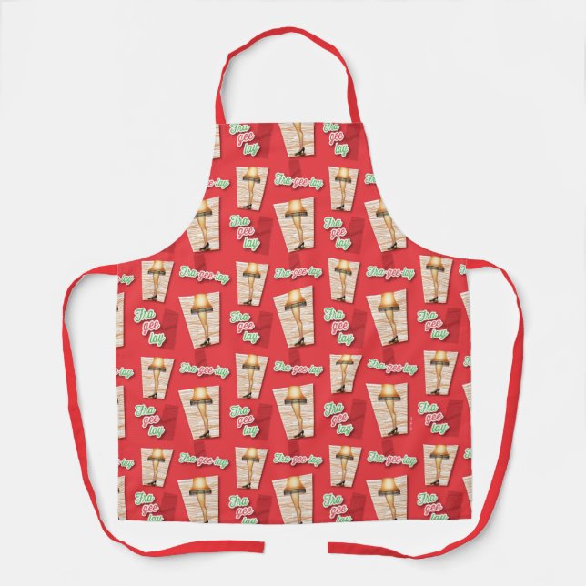A Christmas Story | Leg Lamp Pattern Apron (Front)