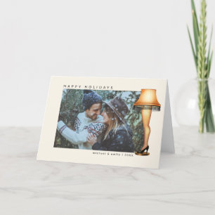 A Christmas Story Leg Lamp   Photo  Holiday Card