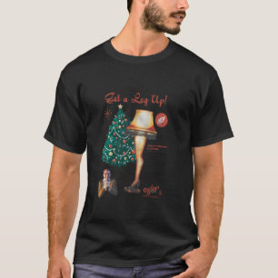 A Christmas Story Leg Lamp Retro Advertisement Hol T-Shirt