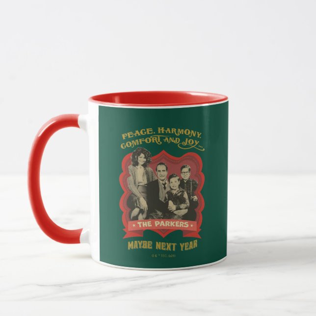 A Christmas Story | Peace, Harmony, Comfort & Joy Mug (Left)