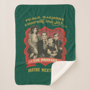 A Christmas Story   Peace, Harmony, Comfort & Joy Sherpa Blanket