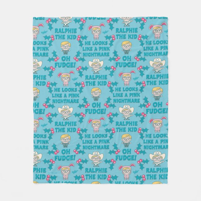 A Christmas Story | Ralphie the Kid Fleece Blanket (Front)