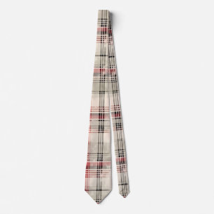 A Christmas Tartan Floral Design Series #15 Tie