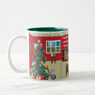 A Christmas Wish Flyin Lion and Friends Mug