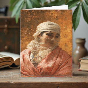 A Circassian by Frederick Arthur Bridgman, Art Card