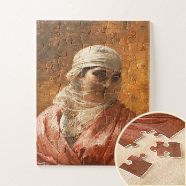 A Circassian by Frederick Arthur Bridgman, Art Jigsaw Puzzle (Creator Uploaded)