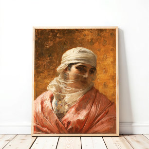 A Circassian by Frederick Arthur Bridgman, Art Poster