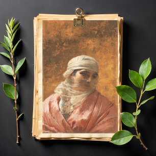 A Circassian by Frederick Arthur Bridgman, Art Tissue Paper