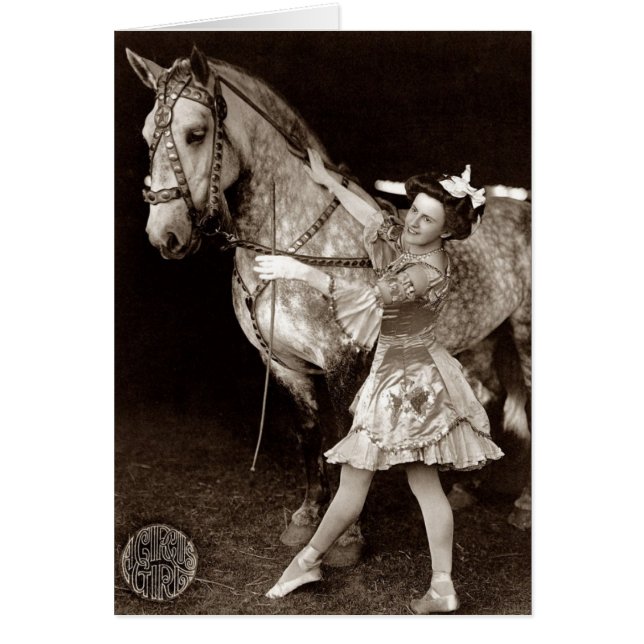 A Circus Girl and Horse (Front)