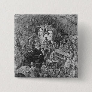 A City Thoroughfare 15 Cm Square Badge