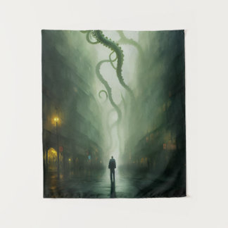 A City Under Cthulhu Horror Tapestry
