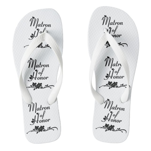 A Classic Matron of Honour   Thongs (Footbed)