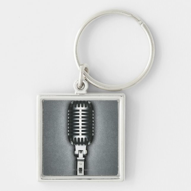 A Classic microphone Key Ring (Front)