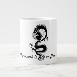 A classic mug with a dragon